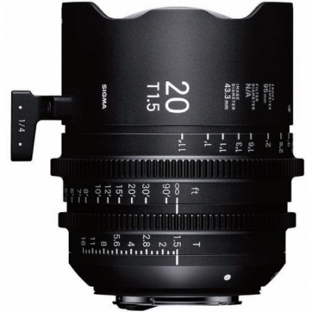 Sigma FF 20mm T1.5 Verhuur
