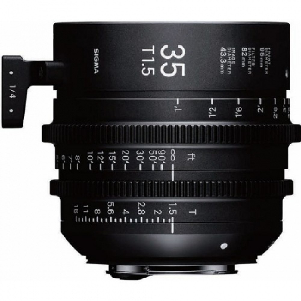 Sigma FF 35mm T1.5 Verhuur