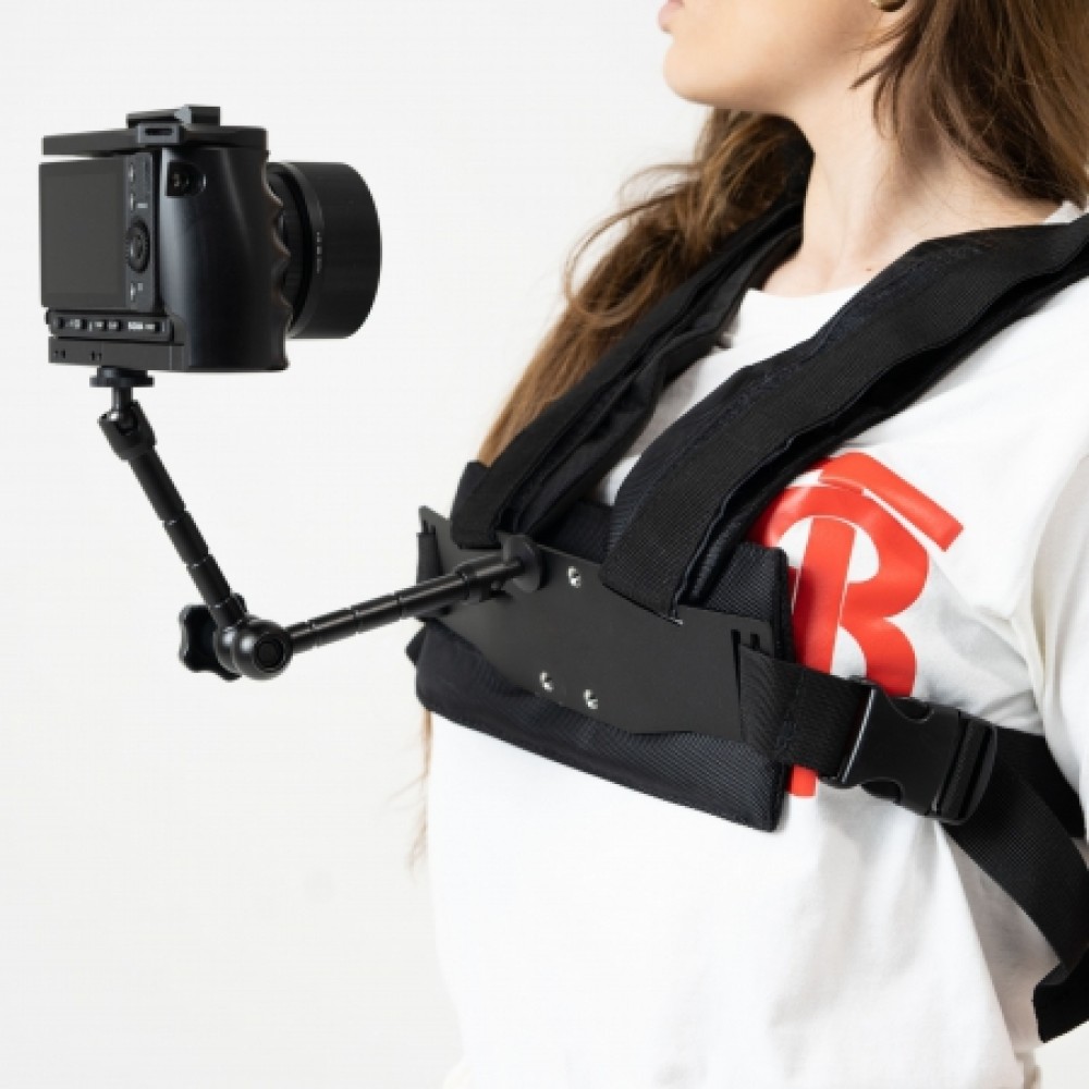 MED 100 Medusa DSLR POV Camera Vest Action Mount Harness - Apparatuur Verhuur 